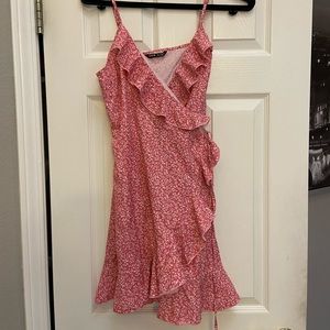 Shein Floral Wrap Dress